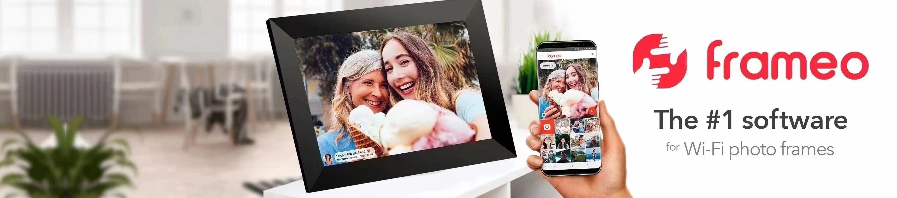 FRAMEO Wifi Digital Photo Frame