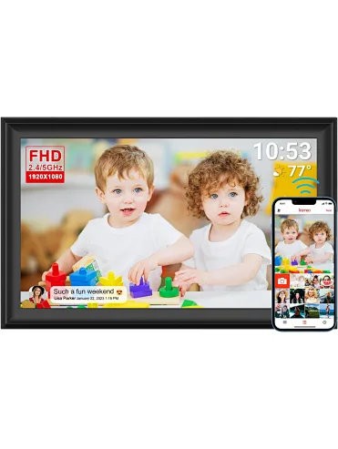 15.6 inch FRAMEO Large Digital Photo Frame Wifi