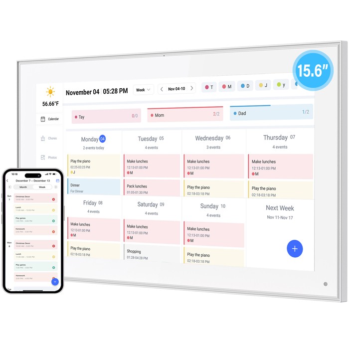 15.6 inch Digital Calendar