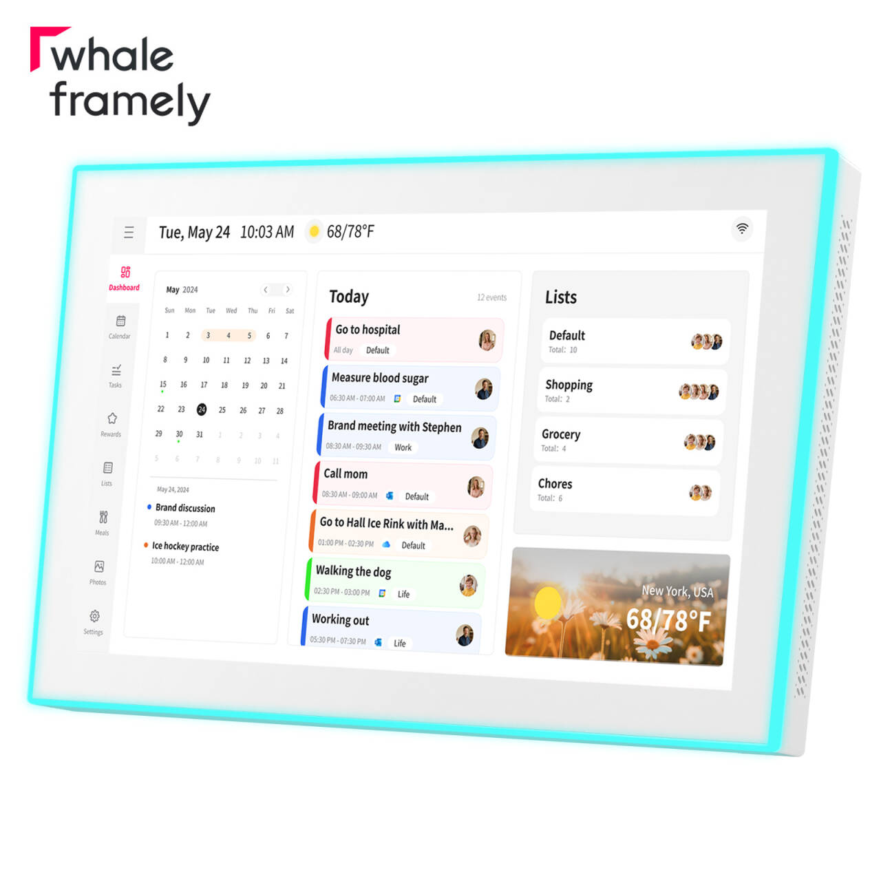 10.1 inch LED Digital Calendar