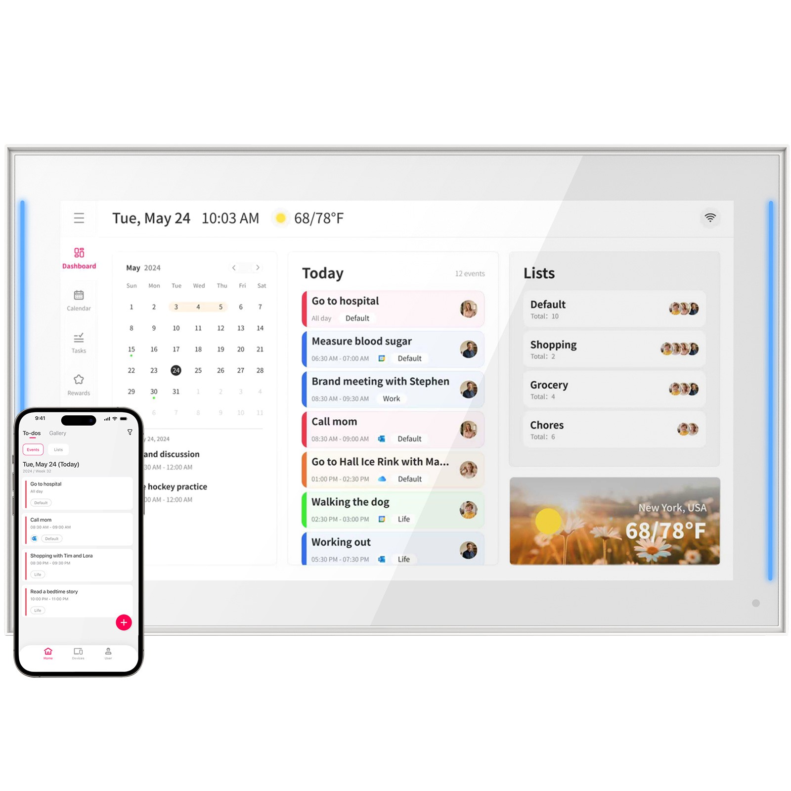 15.6 inch LED Digital Calendar