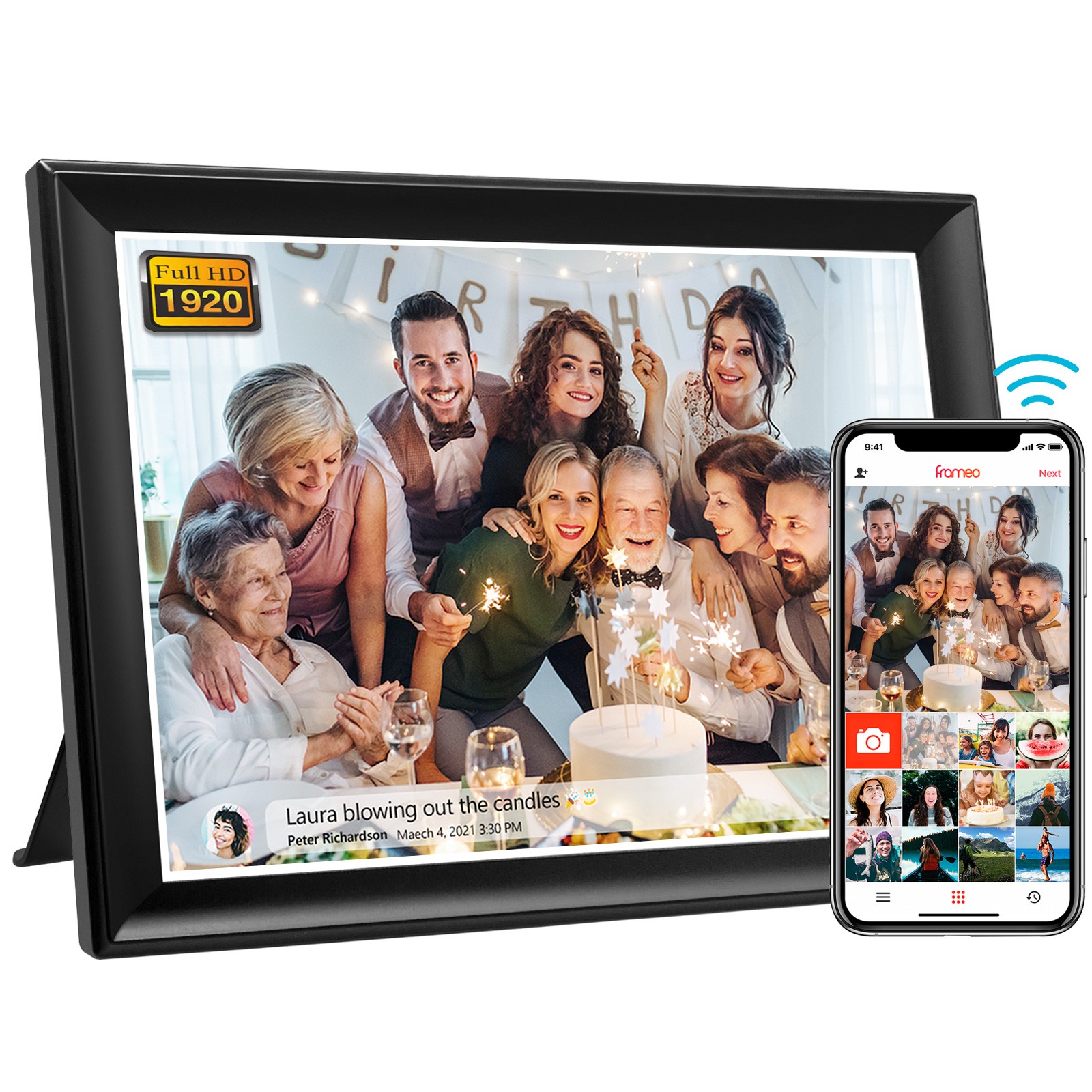 10.5 inch Frameo WiFi Digital Photo Frame
